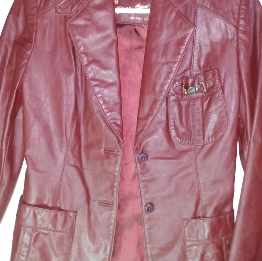 Vintage Aigner leather jacket